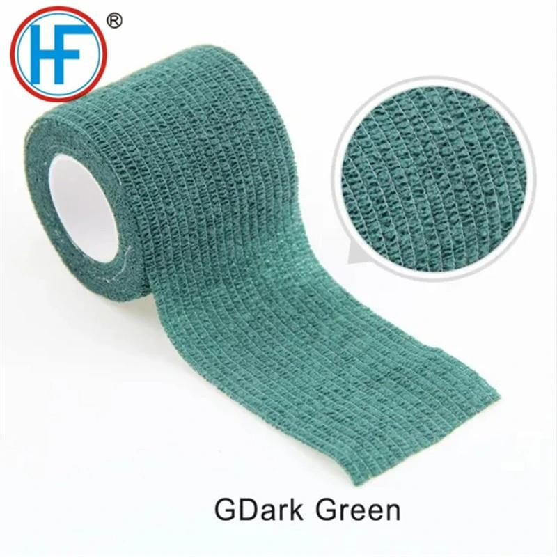 Mdr CE Approved Convenient Easy Tearing Cohesive Bandage for First Aid Activities