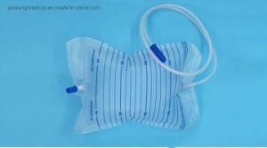 Ceiso 2000ml Disposable Urine Bag with Push Pull Valve Outlet for Adult