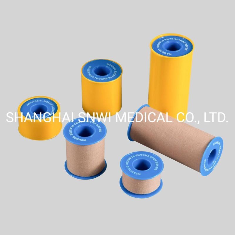 CE&ISO Approved Medical Adhesive Tape Micropore Non Woven Surgical Paper Tape with or Without Cutter