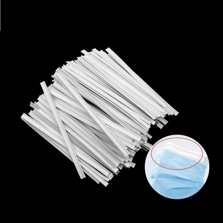 Nose Wire Single Core Nose Wire Double Core 3mm 4mm 5mm One-Stop Supply Disposable Face Mask Material
