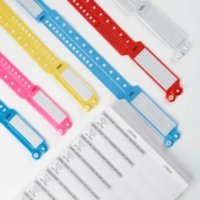Disposable Hospital Insert Card Waterproof ID Bracelet for Mother and Baby