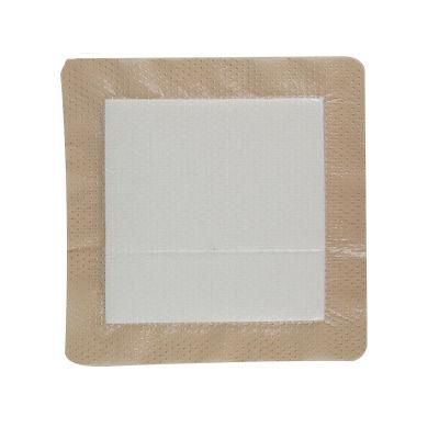 Breathable Vertical Absorbing Non Woven Spunlace Cotton Silicone Foam Dressing