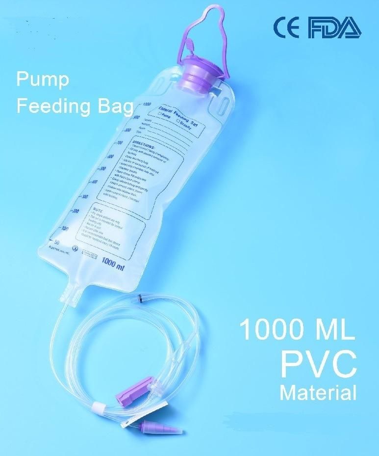 CE Certified Disposable Medical Enteral Feeding Bag for Nutrition Feeding with Factory Price