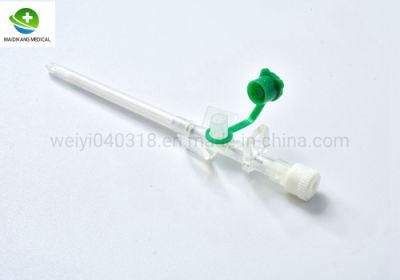 CE&ISO Medical Standard Safety IV Cannula IV Catheter with Wings and Injection Port