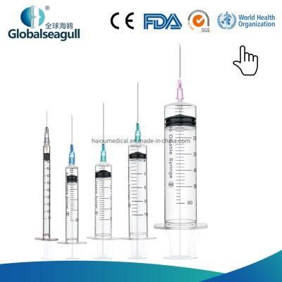 CE Approved Medical 0.3ml 0.5ml Ad Auto Disable Vaccine Syringe