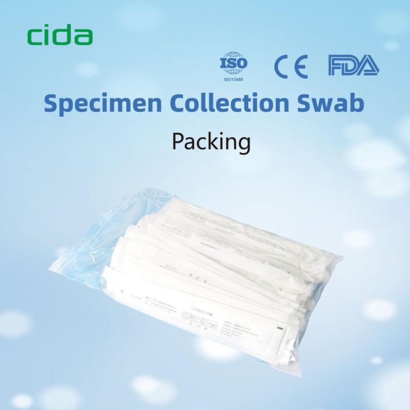 CE FDA Medical Disposables Sterile Oral Oropharyngeal Nasal Nasopharyngeal Sampling Kits Throat Nose Collection Vtm Swab for PCR Rapid Diagnostic Test