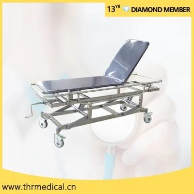 Rise-and-Fall Stainless Steel Delivery Cart with Drawer (THR-E-5)