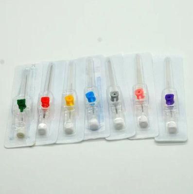 Medical Pen IV Cannula with Wings Small and Big Wings 14G-27g