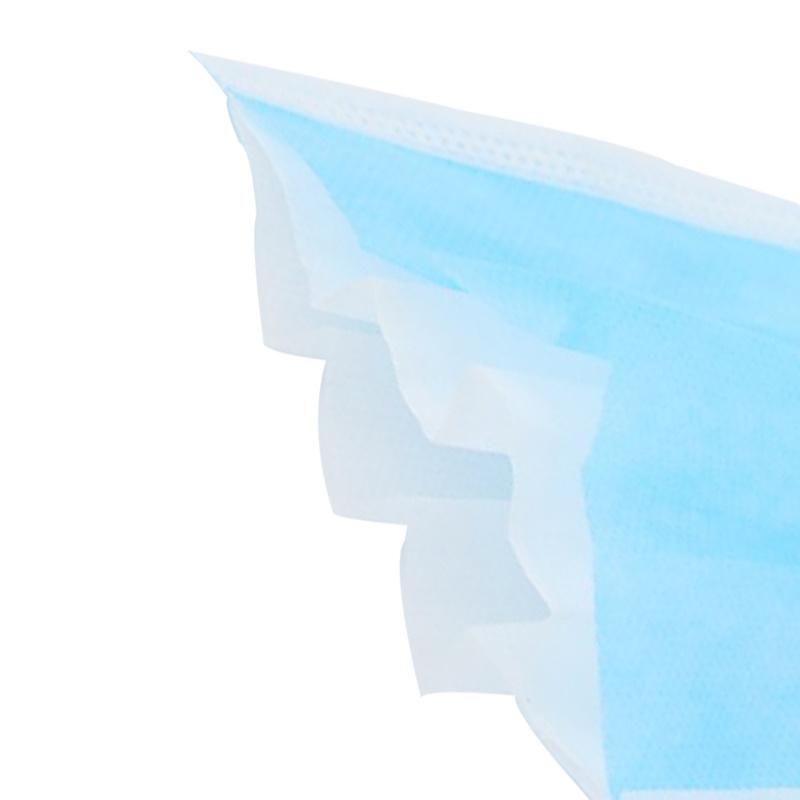 Wholesale 3 Ply Nonwoven Melt-Blown Fabric Civilian Face Mask