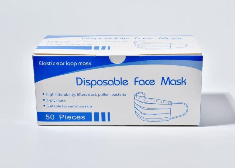 Protective Medical 3ply Dust Face Mask Disposable Face Mask