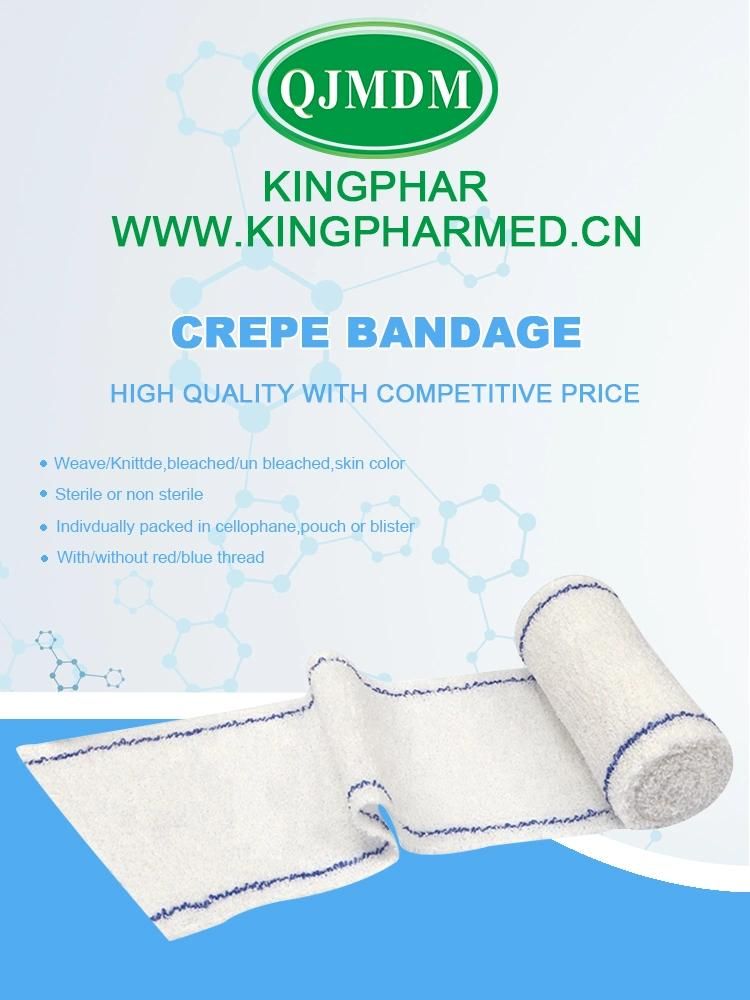80% Cotton 20% Spandex Bleached Elastic Crepe Bandage