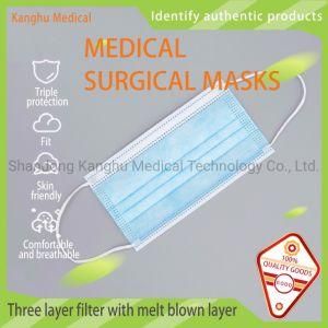 Non-Woven Face Mask, 3-Ply Face Mask with Earloop, 3-Ply Face Mask with Earloop
