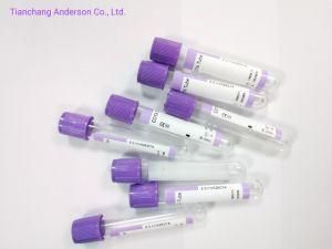 Medical Vacuum Pet/Glass Sodium EDTA K2 Vacuum Blood Collection Tube 2ml