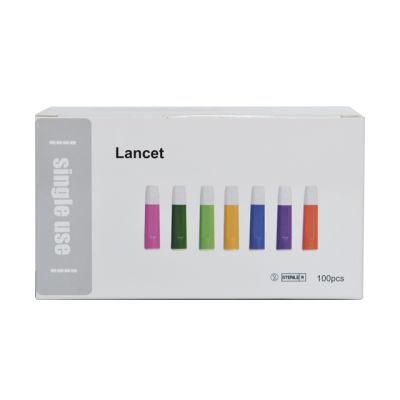 Medical Disposable Sterile Pressure Activated Safety Blood Collection Lancet Needle CE