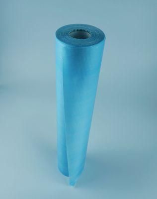 Less Noise Nonwoven Disposable Bed Roll with Smooth Wax Surface for Hospital