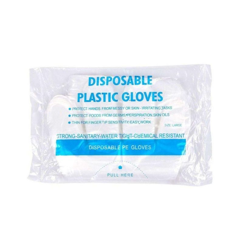 Disposable PE Plastic Food Safe Test Gloves