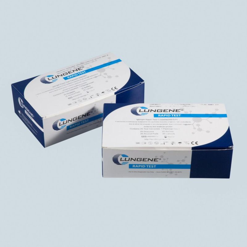 Lungene Medical Rapid Test Cassette Antibody Cvs with CE Certification