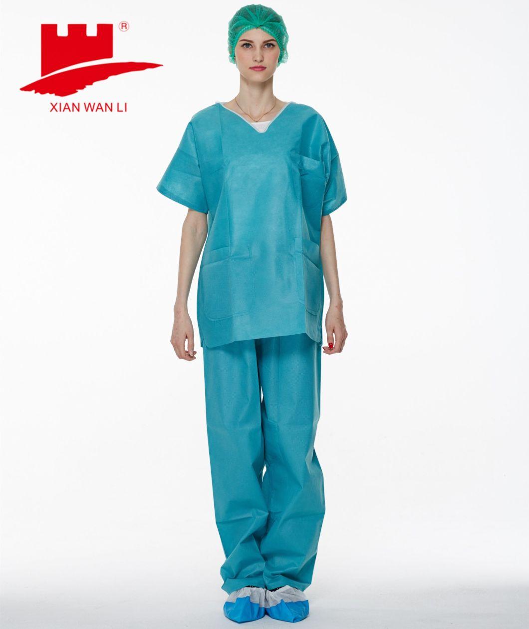 Xian Wanli New Customized Wholesale Nursing Suit Medical Scrubs Hospital Uniform Sets