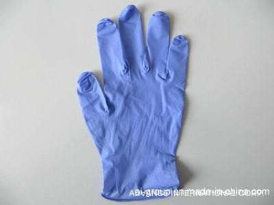 Violet Color Disposable Powder Free Nitrile Gloves for Medical Use