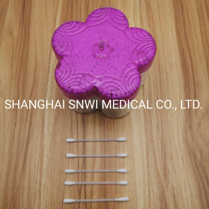 Specimen Collection Flocked Swabs Medical Disposable Plastic Stick Cotton Saliva DNA Sample Collection Sterile Throat Nasopharyngeal Swab