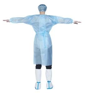 Seven Brand Manufacturer High Quality Disposable Protective Clothing Medical Surgical No Sterile Isolation Gown