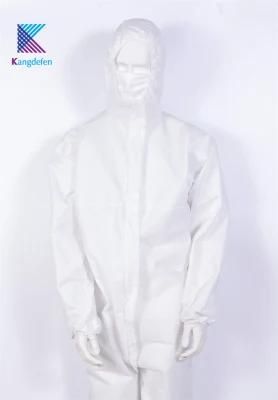 Dental Disposable Long Sleeve Medical Surgical Isolation Gown for Hospital Use