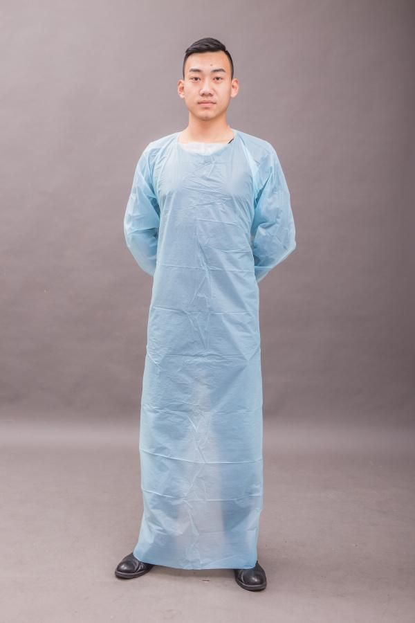 Economic Doctor Uniform Cheap Medical Supply Hospital Protective Clothing Patient Gown Dental Surgical Gowns Waterproof Polypropylene Disposable Isolation Gowns