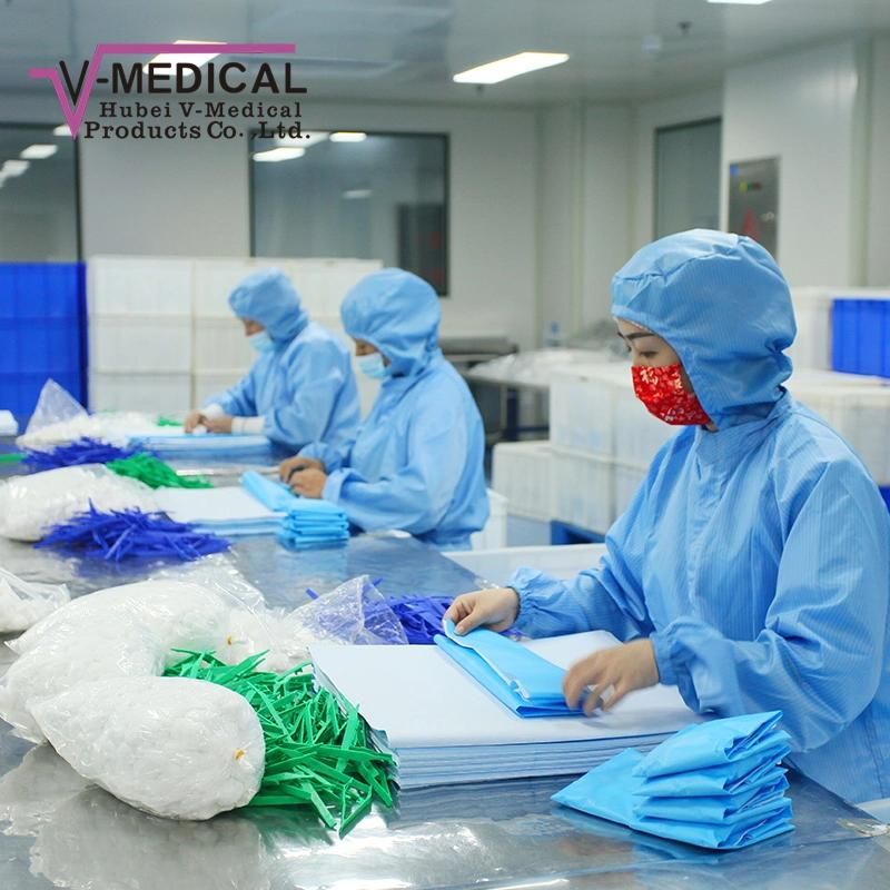 blue Medical Surgical Mask Hospital Disposable 3 Layer Face Masks