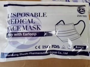 Disposable Face Mask 3 Layers, 3 Ply Face Mask with Elastic Ear Loops