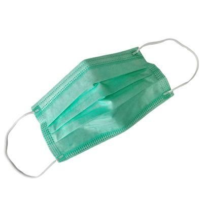 Professional Supplier 99% Filtration Protection Anti-Fluid Operating Room Healthcare Disposable Latex Free Polypropylene Face Cover Face Mask