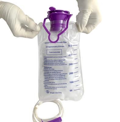 Sterile Disposable Medical Enteral Feeding Sets with Bag