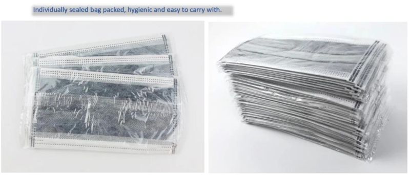 Wholesale Disposable Face Masks Activated 5ply Carbon Mask