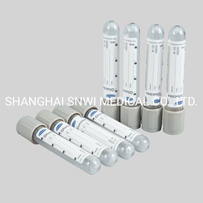 High Quality Medical Products Heparin Tubes Glass Pet Disposable Blood Collection Test Tube with CE