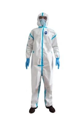 FDA/CE Approved 65GSM Eo Sterile Disposable Medical Protective Coverall