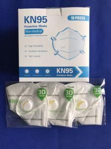 Hot Sale Disposable KN95 Face Mask Respirator Mouth Masks with Breathing Valve Anti Dust Personal Protection Mask