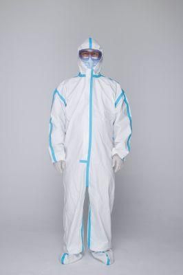 Disposable Emergency Protective Coveralls with Boot Cover