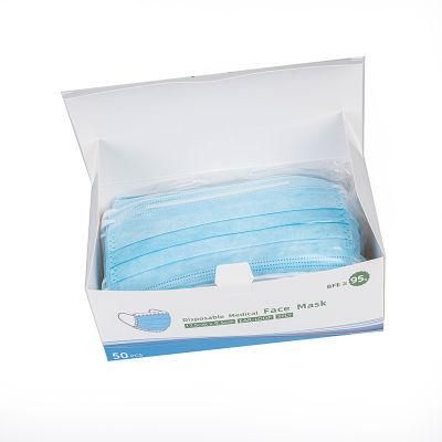 Factory Ce En14683 3ply Disposable Medical Surgical Face Mask