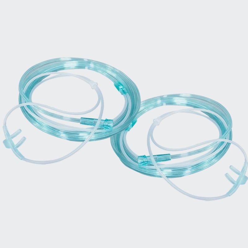 Medical Breathing Nasal Tube Standard Oxygen Nasal Cannula CE Certificates Breathing Circuit Midsplit Tube