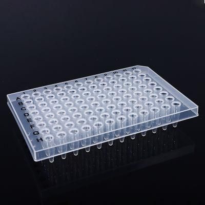 Fast Shipping 96 Well Plastic Half Skirt PCR Plate