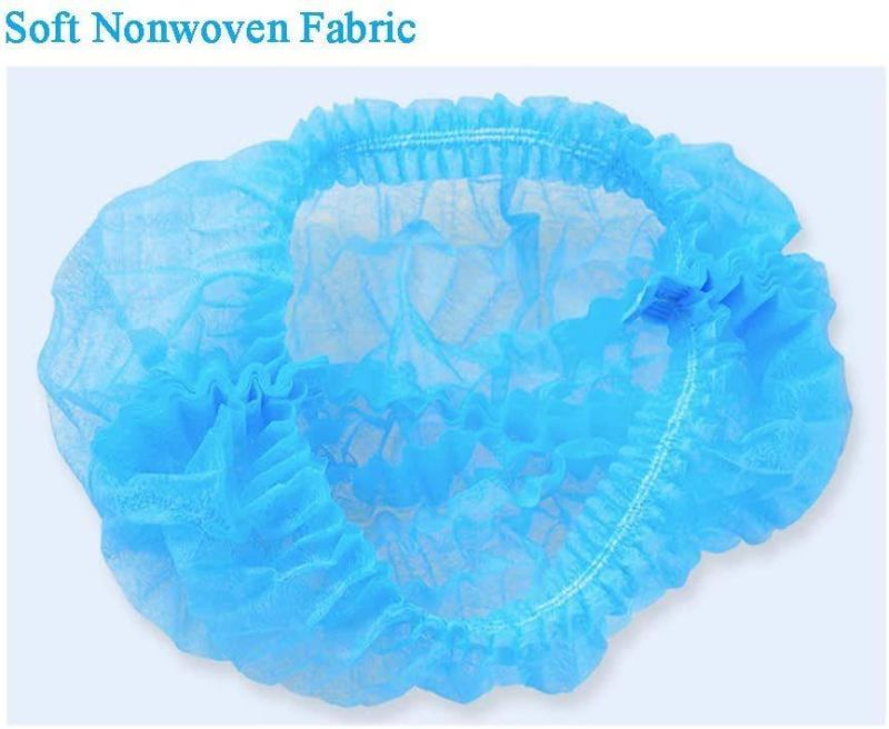 China Wholesale Double Stitched Disposable Mob Bouffant Pleated Caps