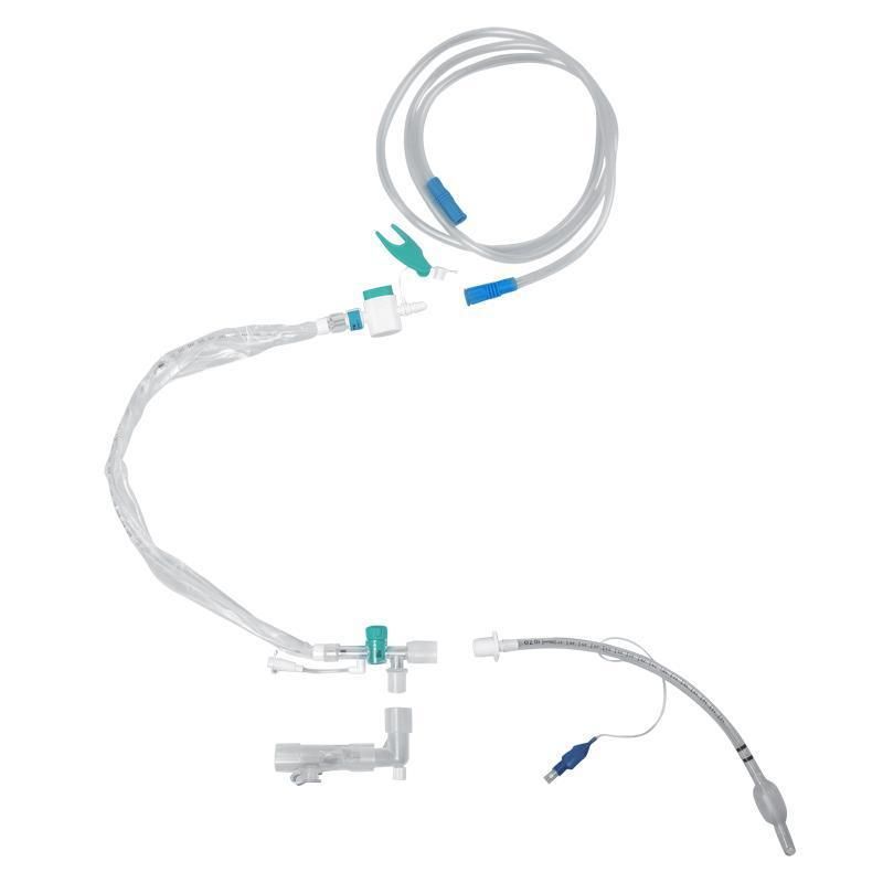 Surgical Disposable Close Suction Catheter with Auto Lock / Pressing Controller