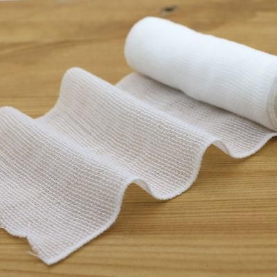 Medical Breathable Dressing Cotton Gauze Bandage Roll for Hospital