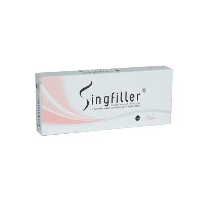 Sterile, Biodegradable Singderm Hyaluronic Acid Dermal Filler with CE Approved