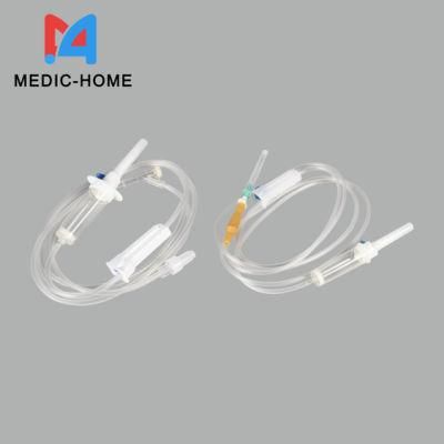 Disposable Medical Infusion Set IV Set Luer Lock Luer Slip with Needle Air Vent CE ISO in PE Package in Blister Package