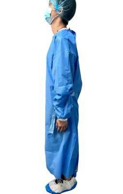 Disposable Medical Surgical Long Sleeve Isolation Gown for Hospital Use