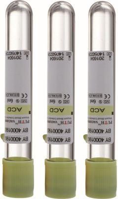 Vacuum Blood Collection Tube, Acd Tube, Yellow Cap with Ce, ISO 13458