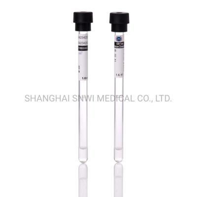 Non-Toxic Pyrogen Free Non-Sterile Medical Special Tube for Disposable Medical ESR