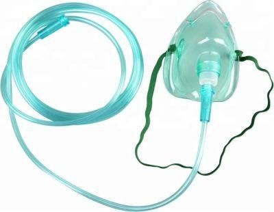 Medical Disposable PVC Oxygen Mask with Tubing