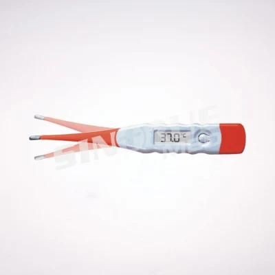 Home Hospital Flexible Probe Water-Proof Large LCD Display Digital Thermometer