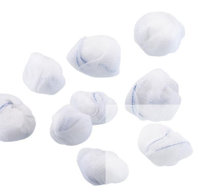 Surgery Medical White Cotton Gauze Ball